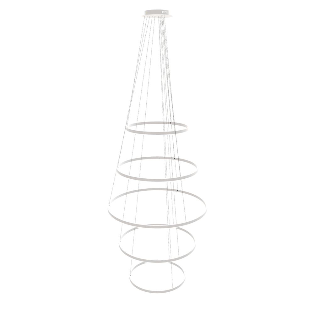 s.luce LED ring pendant light 5-flame centric