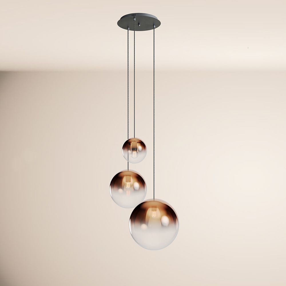 s.luce Orb 3-light modular gallery lamp