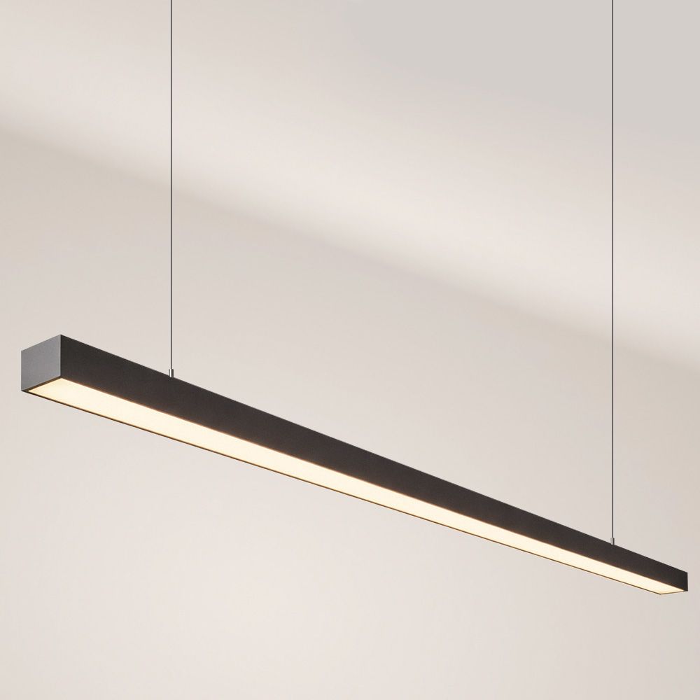 s.luce LED linear lamp Office pendant lamp XL made to measure 2700K