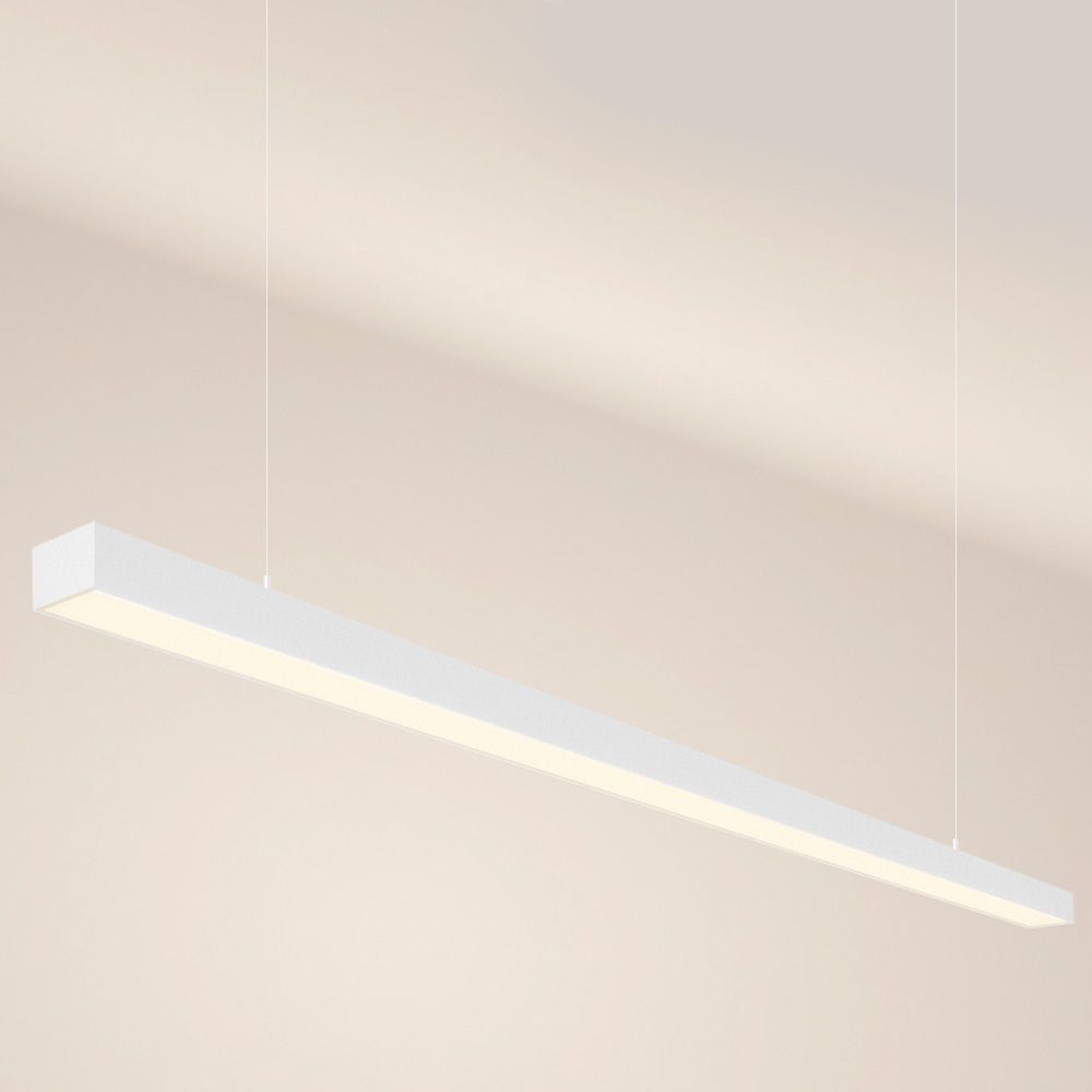 s.luce LED linear lamp Office pendant lamp XL made to measure 2700K