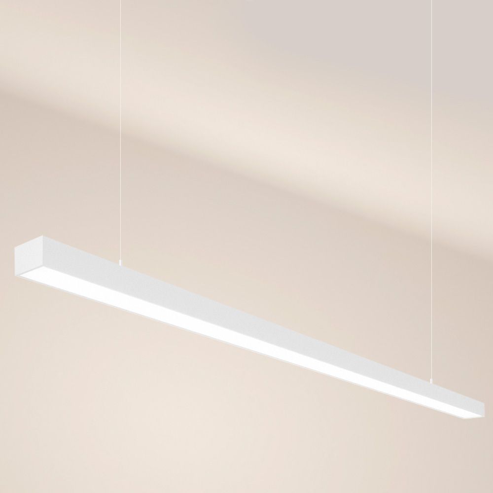 s.luce LED linear luminaire Office pendant lamp XL made to measure 4000K