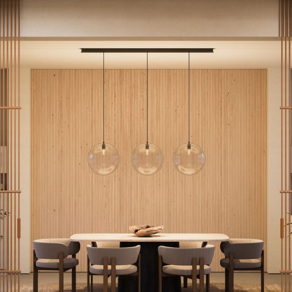 s.luce Orb lámpara de mesa 3 luces 160cm Ø 3x40
