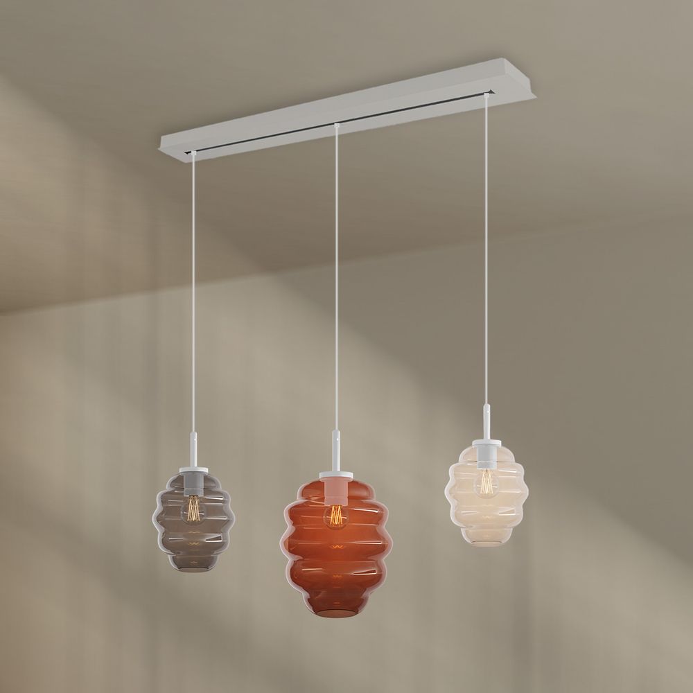 s.luce Echos lámpara de mesa 3 luces 120cm Ø 18/25cm