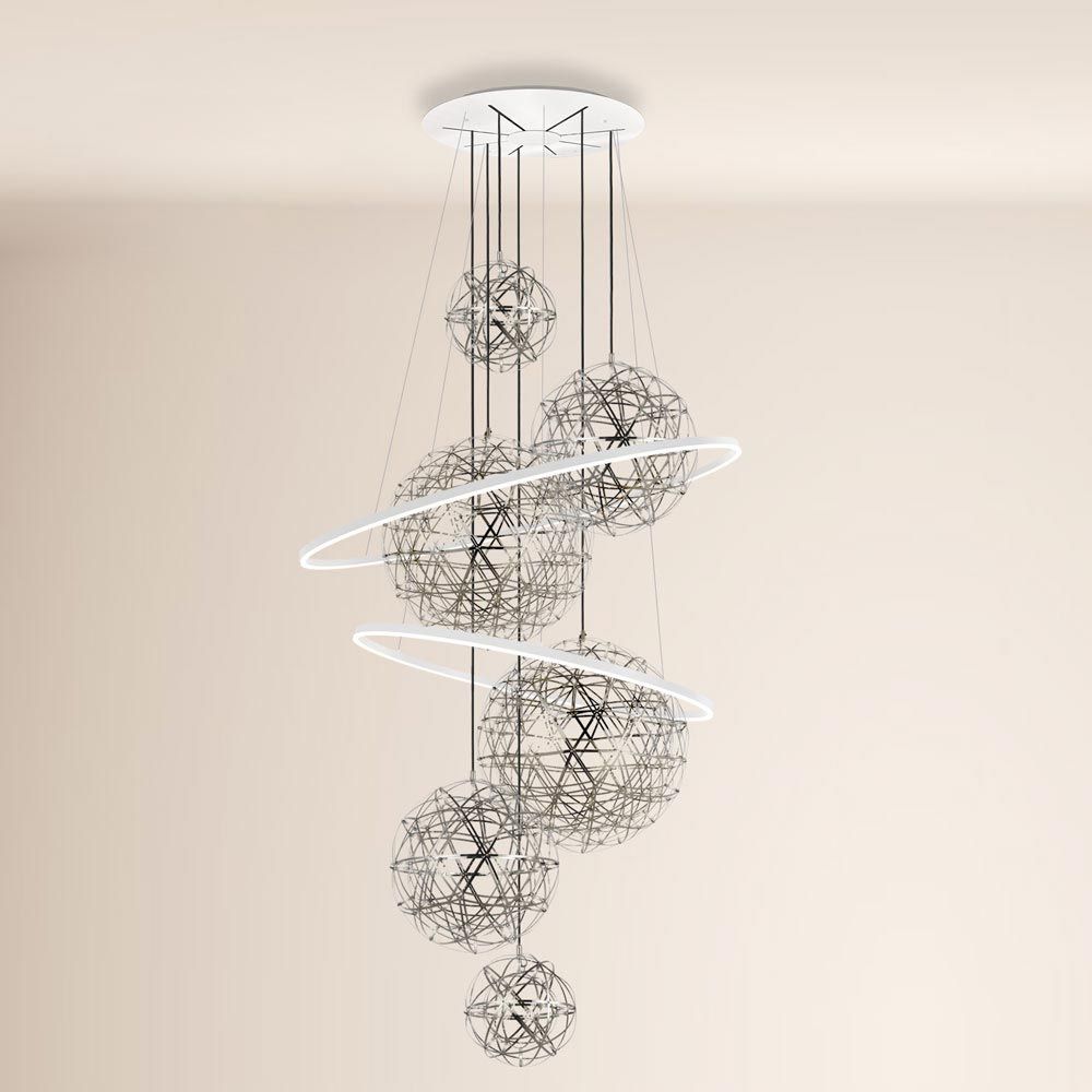 s.luce Fusion XXL gallery light Anillo LED de 8 luces