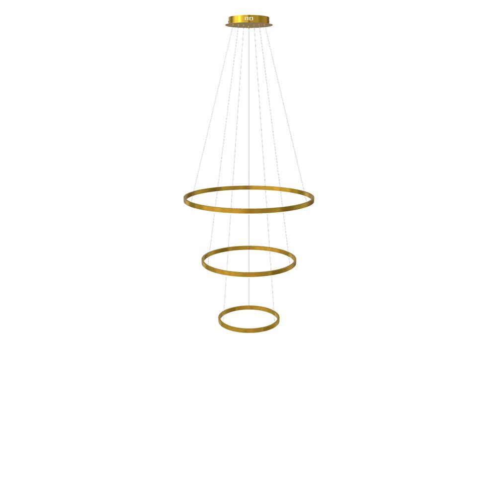 s.luce Lámpara colgante LED anular 3 luces centric