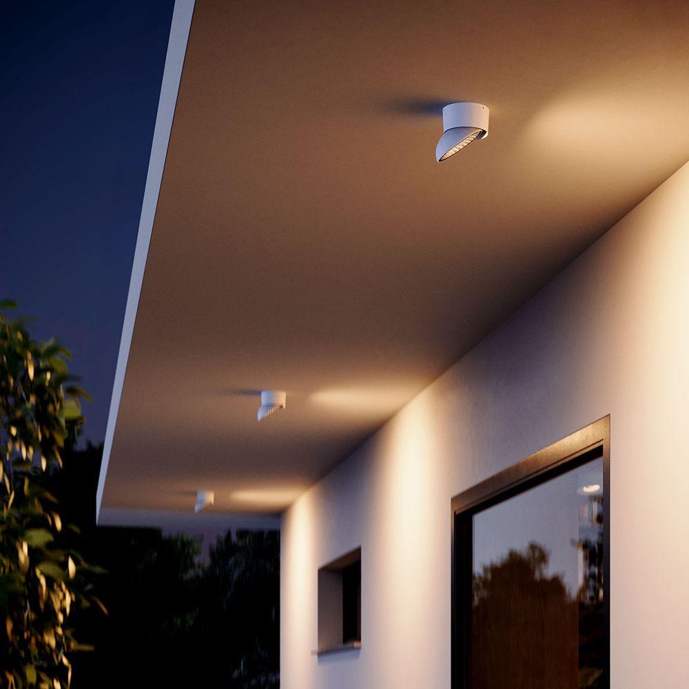 s.luce Santa Out Plafón LED exterior IP65 orientable