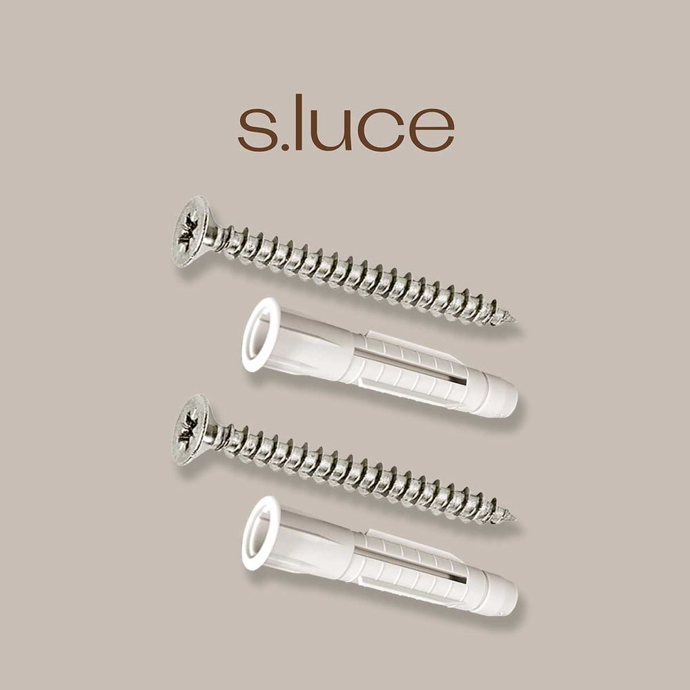 s.luce set de 2 vis & chevilles universelles