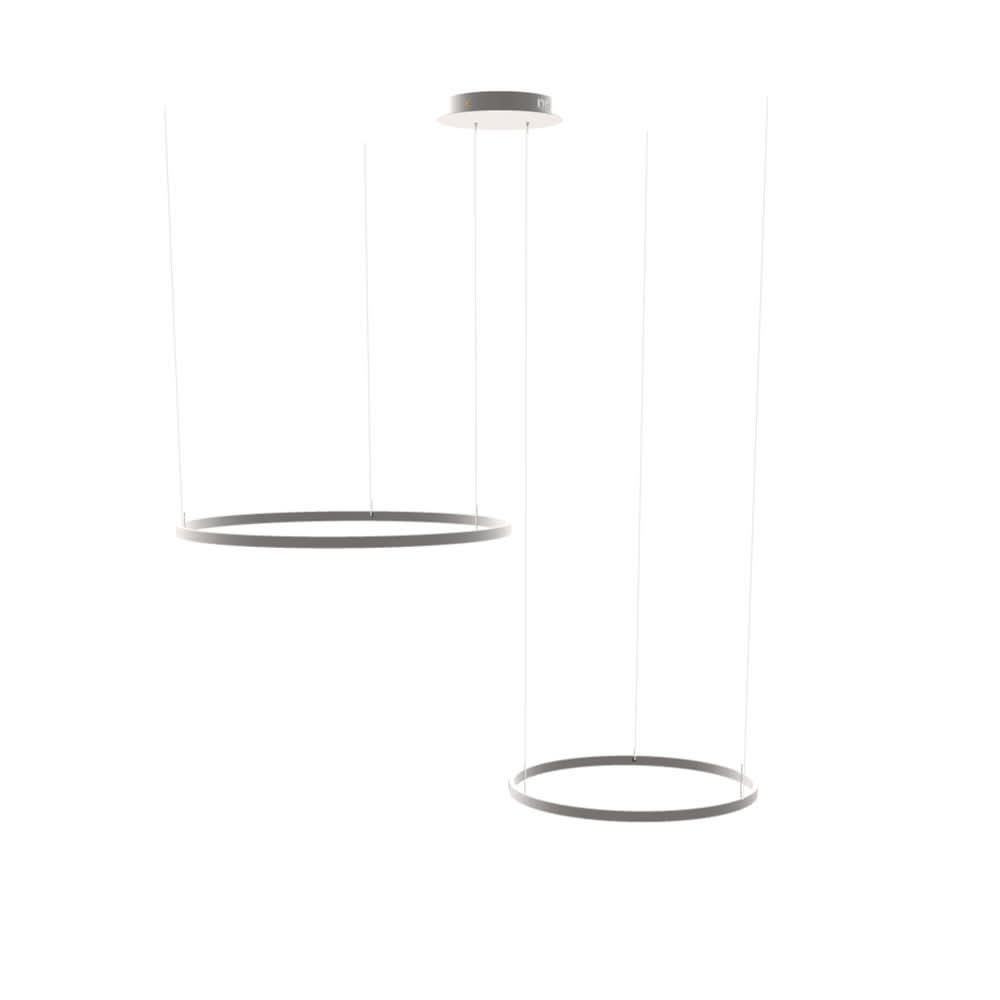 s.luce LED Ring Lampe à suspendre à 2 flammes Excentrique