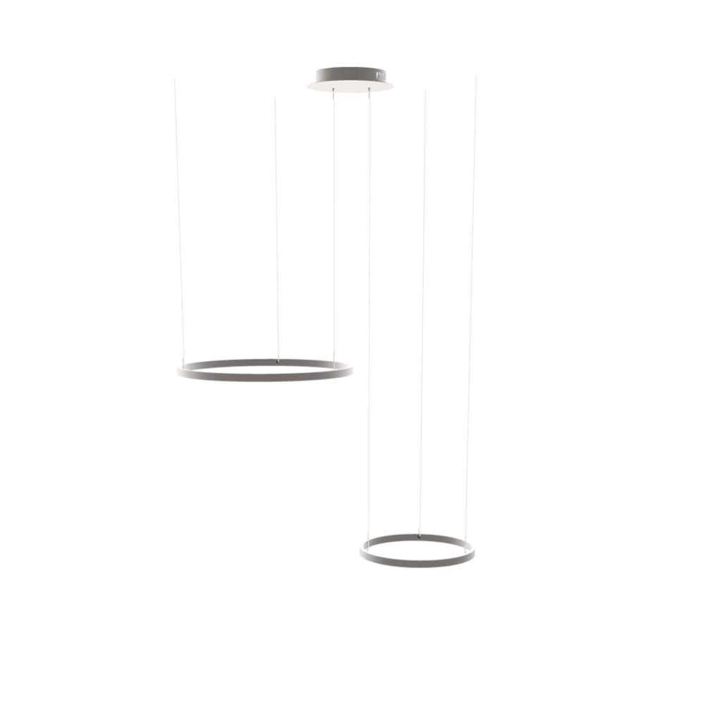 s.luce LED Ring Lampe à suspendre à 2 flammes Excentrique