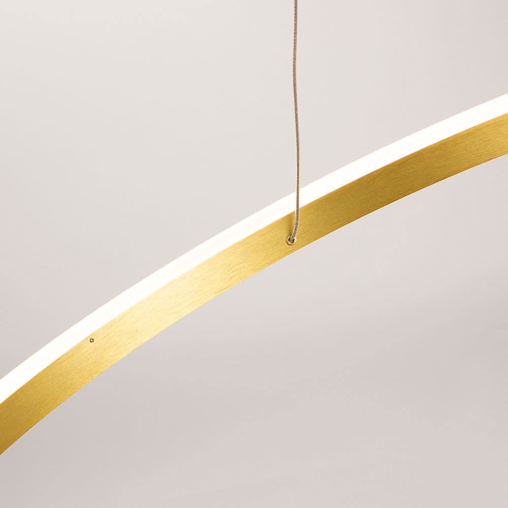 s.luce LED Ring Lampe à suspendre à 2 flammes Excentrique