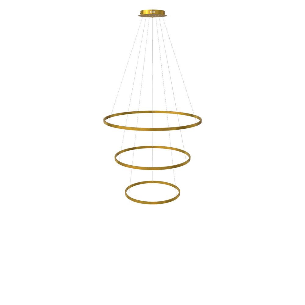 s.luce LED Ring Lampe à suspendre à 3 flammes centrée
