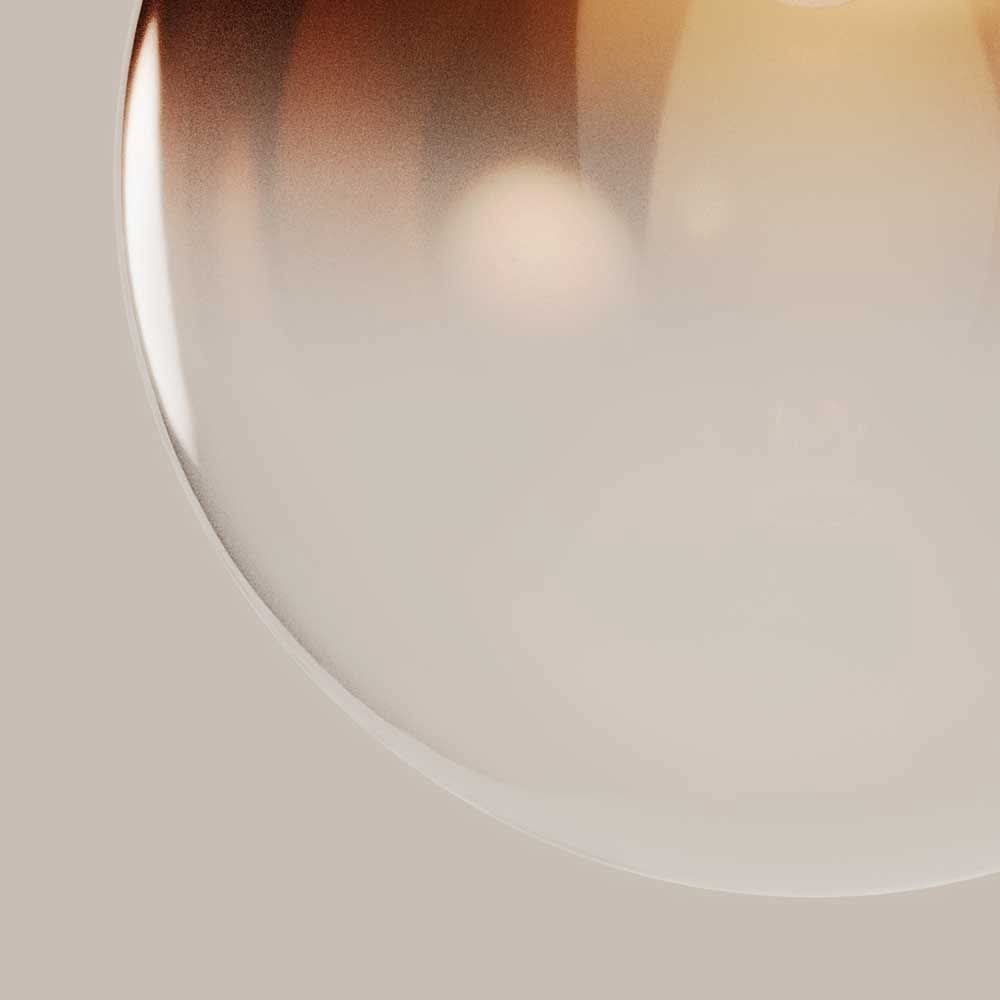 s.luce Lampadaire Orb Poseidon avec boule en verre 175cm