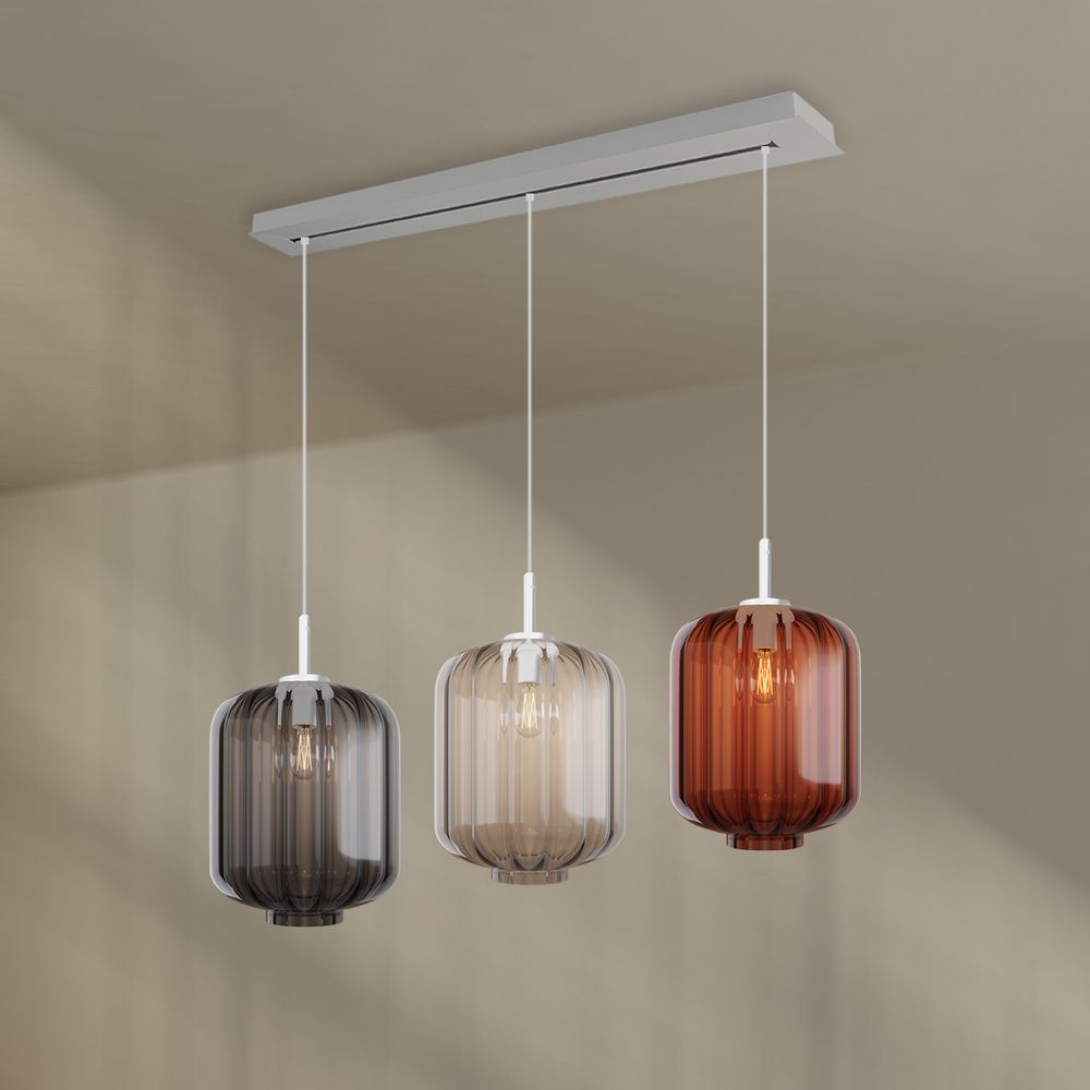 s.luce Velo Lampe de table à 3 flammes Baldaquin 120cm Ø 25cm