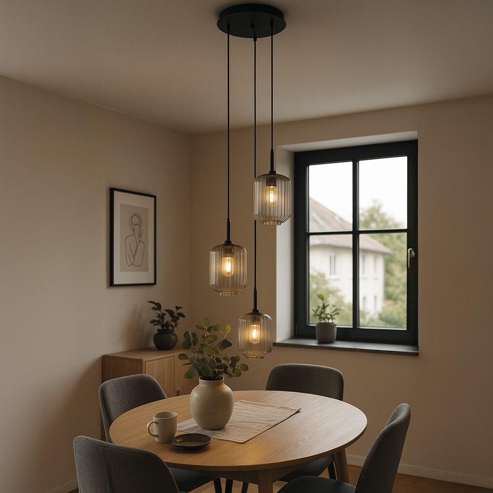 s.luce Velo lampe de galerie à 3 flammes Ø 40cm baldaquin Ø 25cm