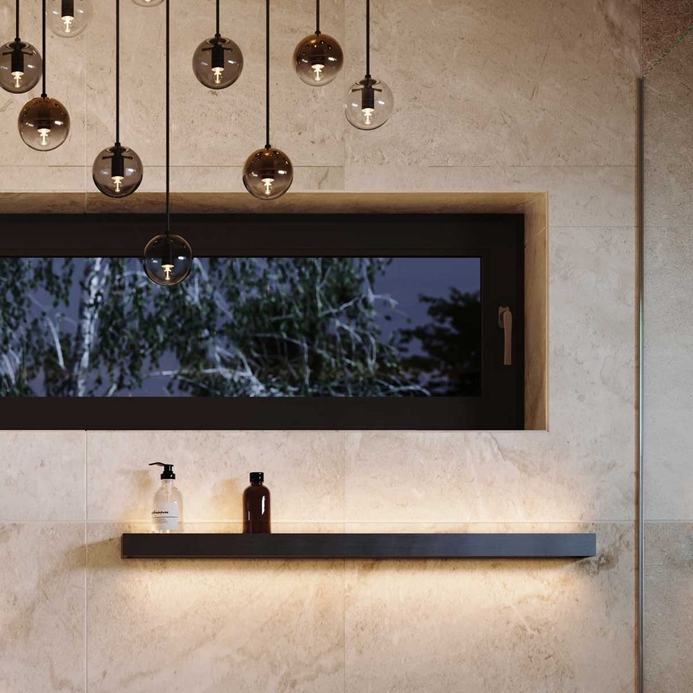 s.luce Cusa LED pannello luminoso a parete Up & Down
