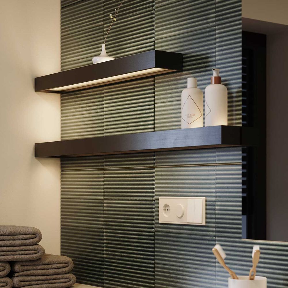 s.luce Cusa LED pannello luminoso a parete Up & Down