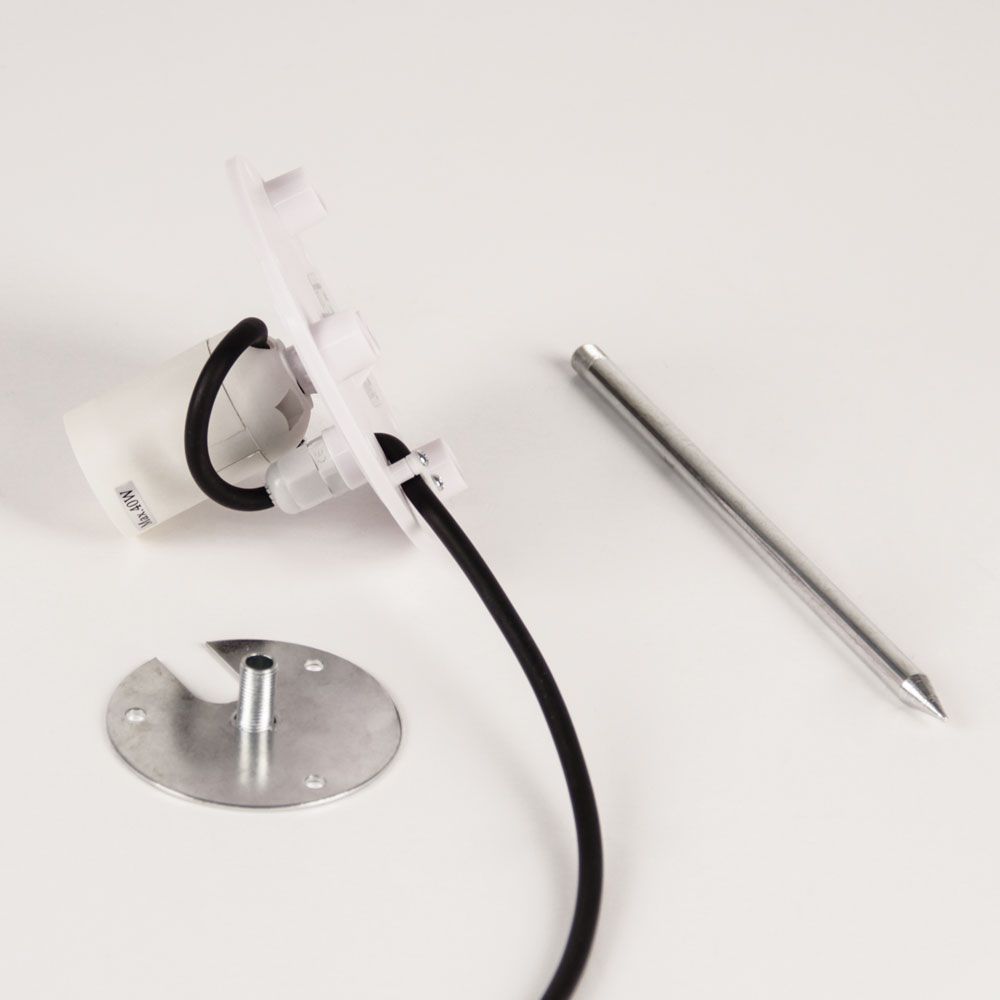 s.luce Globe pro durevole da giardino per esterni bianco