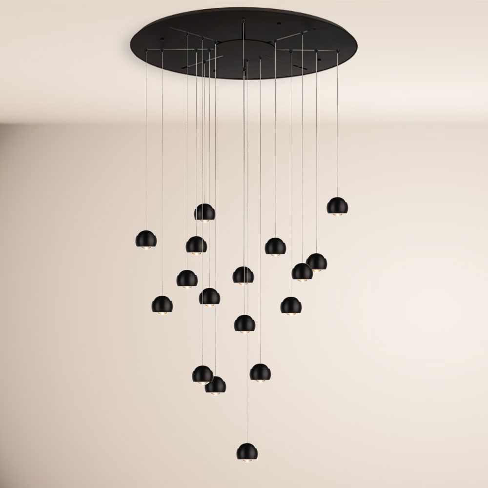 s.luce Beam XL LED gallery light Luce a sospensione con 16 o 24 luci