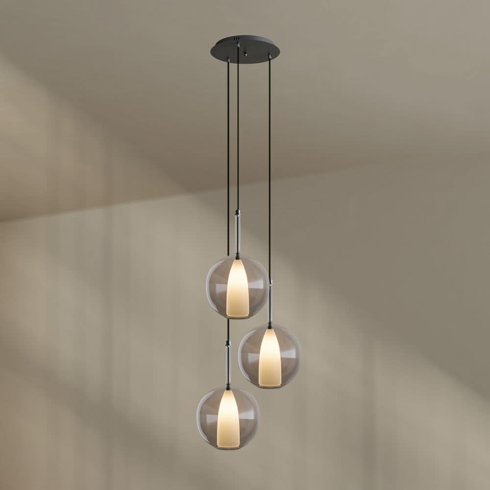 s.luce Belluna gallery light 3 luci Ø 40cm baldacchino
