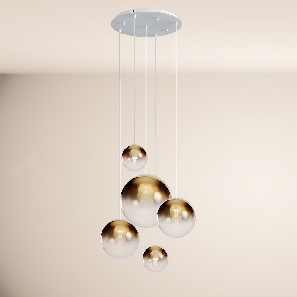 s.luce Orb lampada da galleria modulare a 5 luci