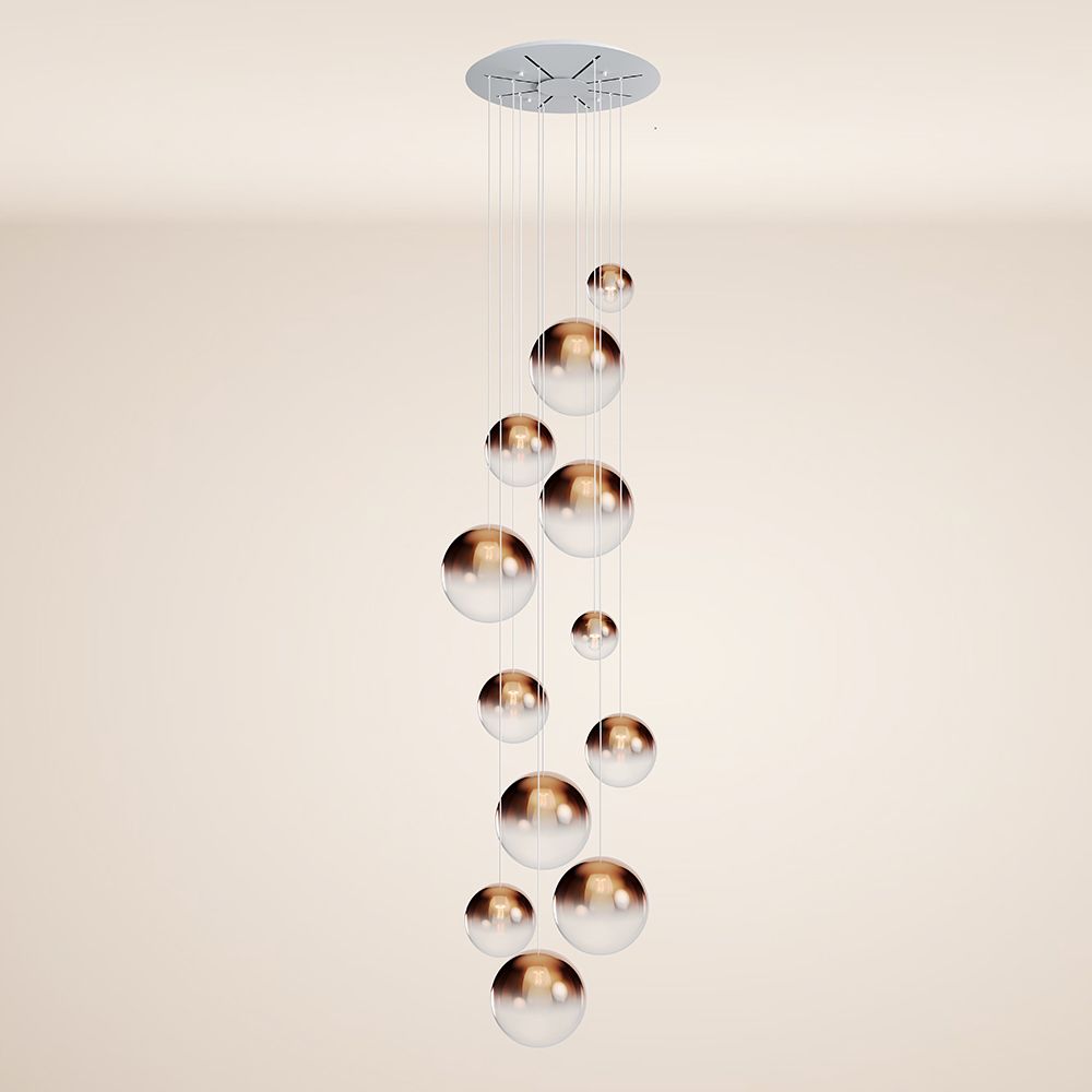 s.luce Orb gallery light 12 luci modulare