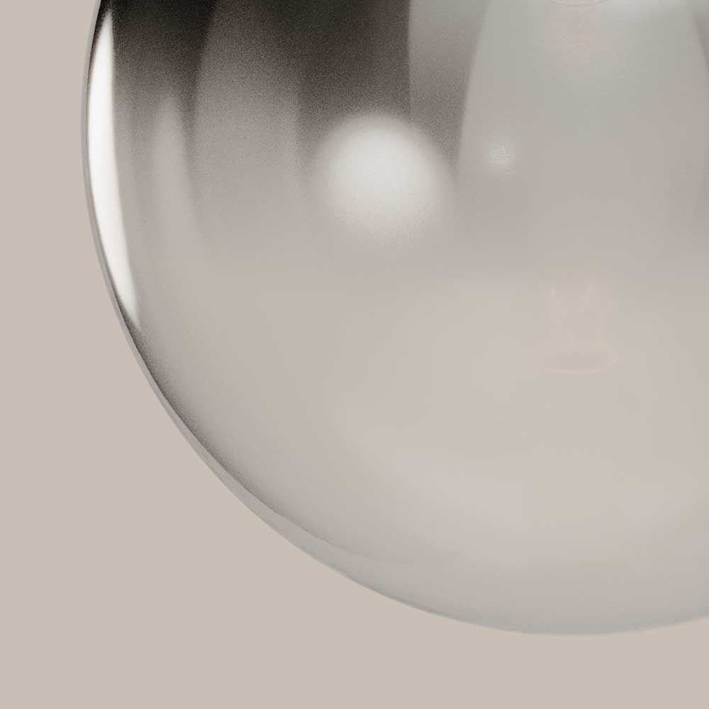 s.luce lampada da terra Orb Poseidon con globo in vetro 175cm