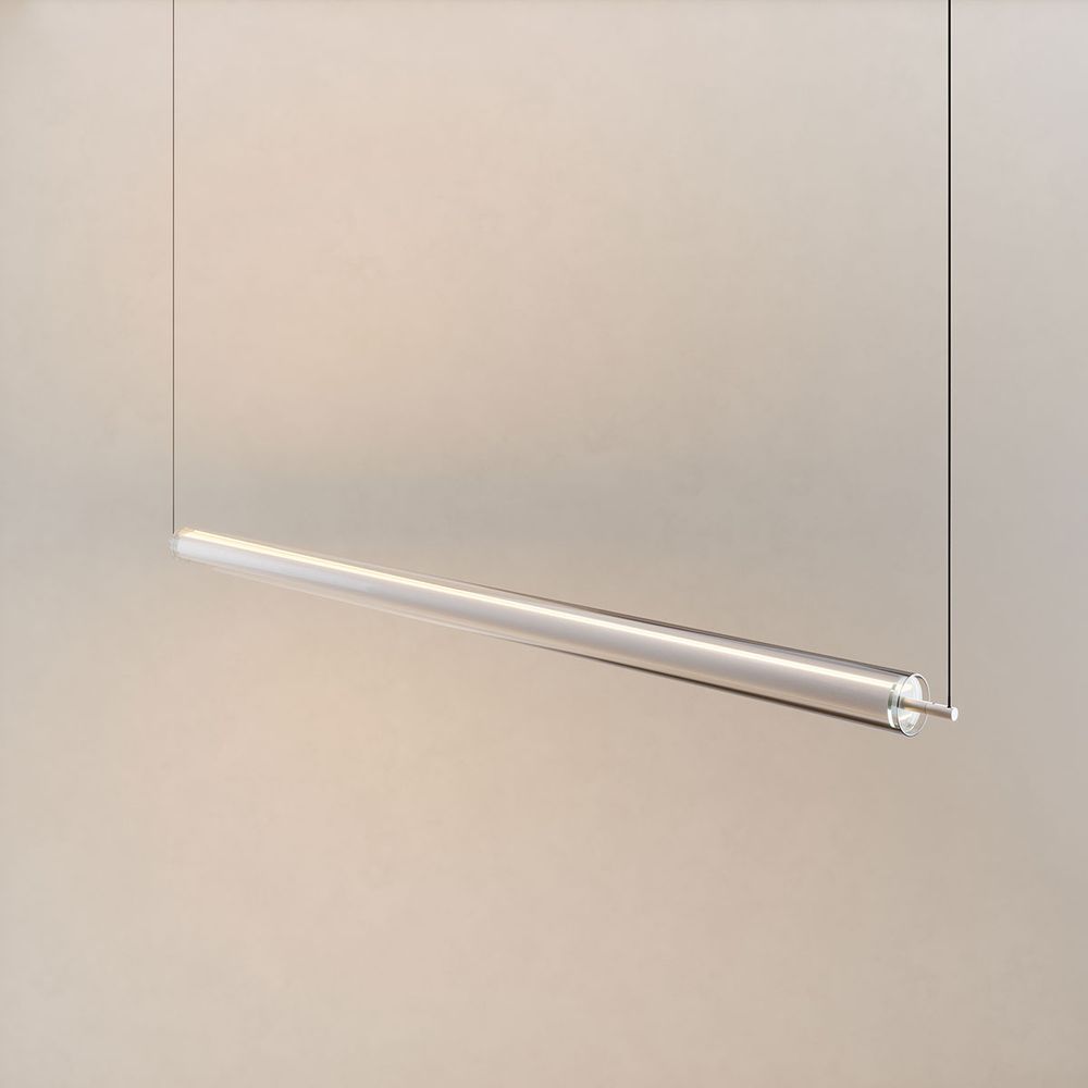 Lampa wisząca s.luce Ranya LED góra-dół ze szklaną osłoną i pilotem zdalnego sterowania