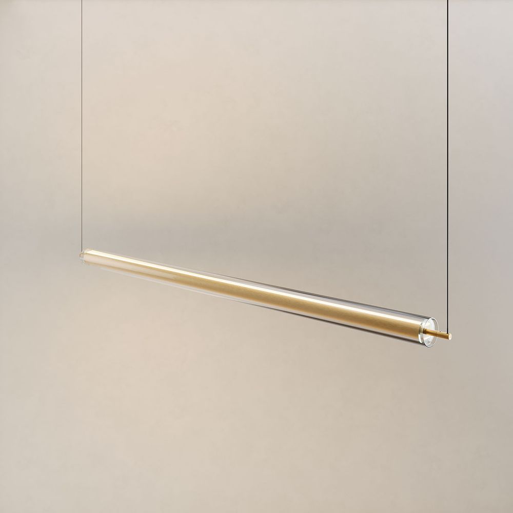 Lampa wisząca s.luce Ranya LED góra-dół ze szklaną osłoną i pilotem zdalnego sterowania