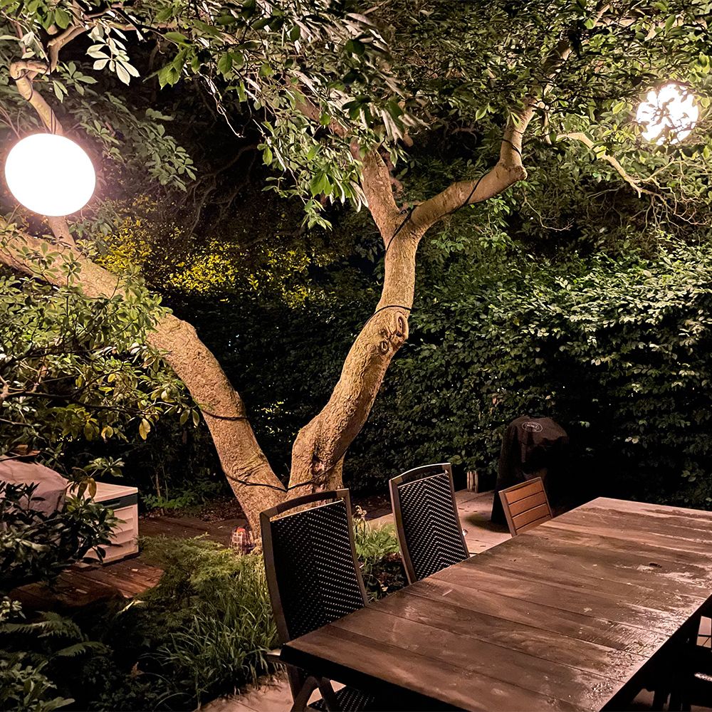 Lampa wisząca kulista s.luce Globe do wnętrz i na zewnątrz IP54