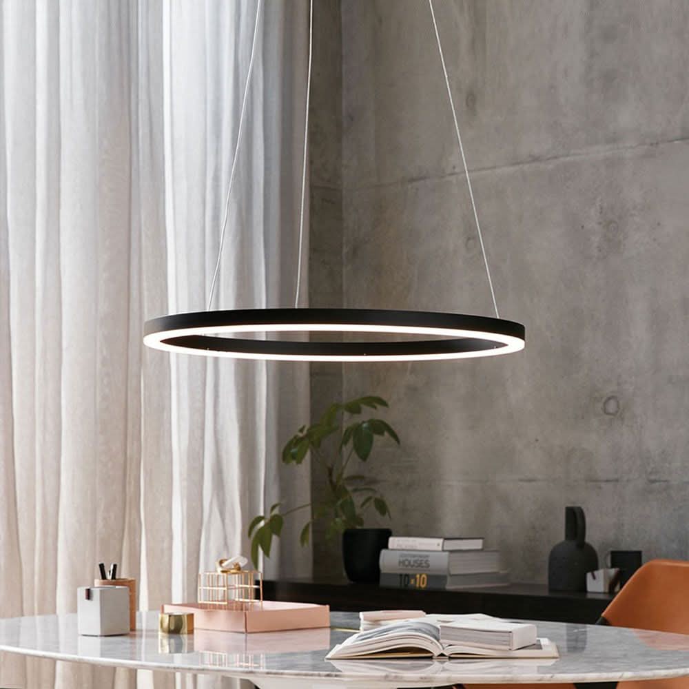 s.luce LED pierścieniowa lampa wisząca Ø 80cm