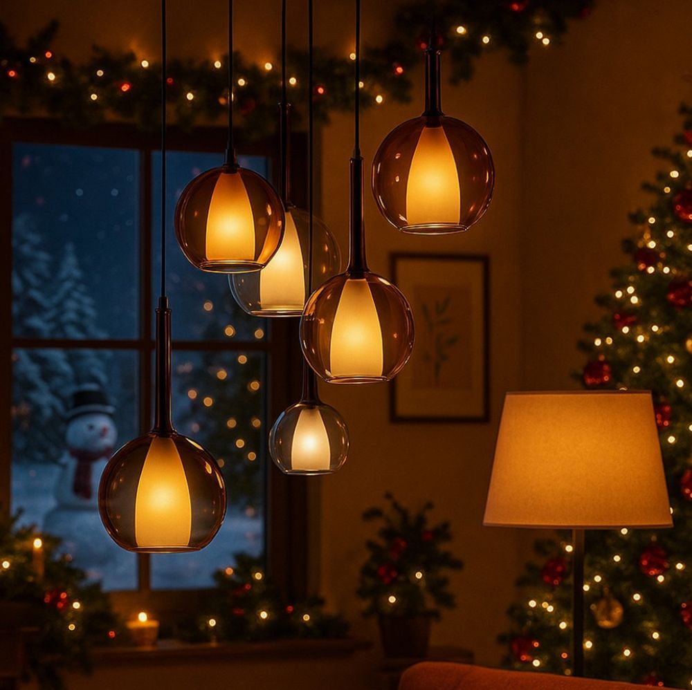 s.luce Belluna szklana lampa wisząca galeria 500cm kabel tekstylny