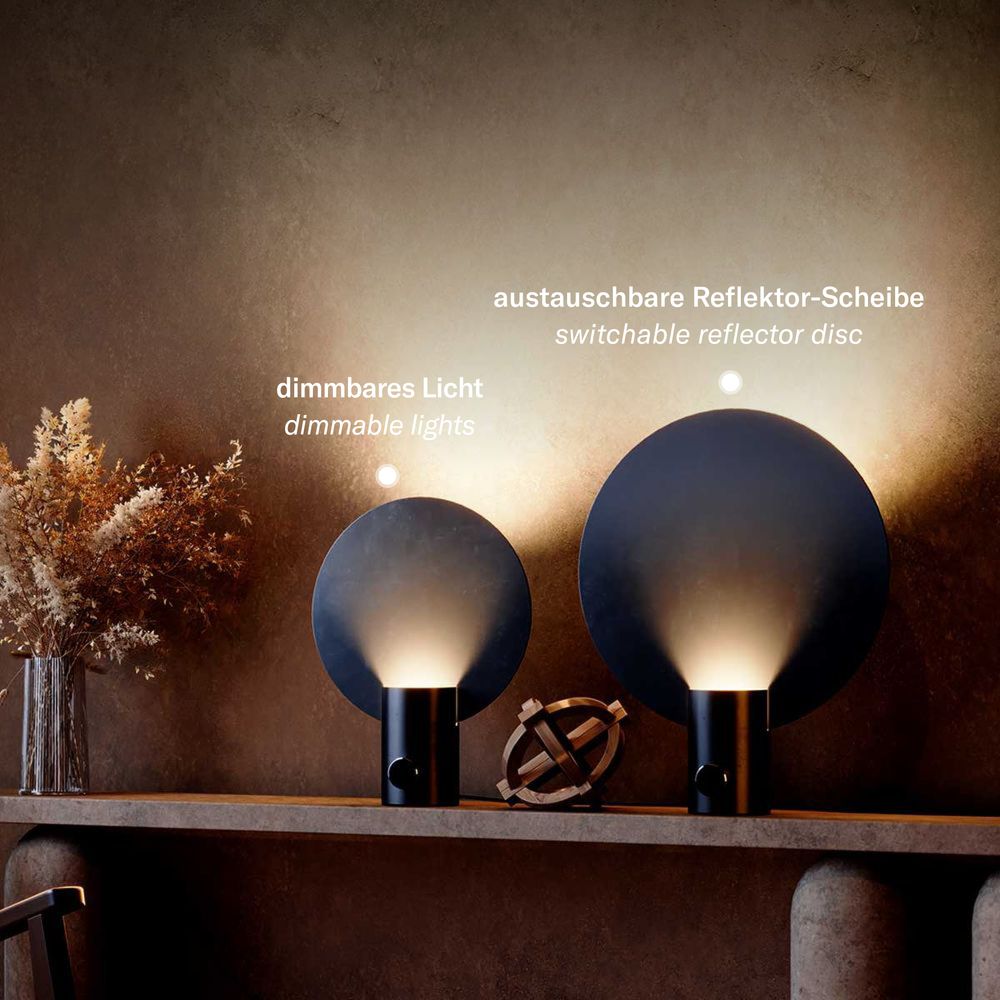 Lampa stołowa s.luce Cloud z przełącznikiem obrotowym