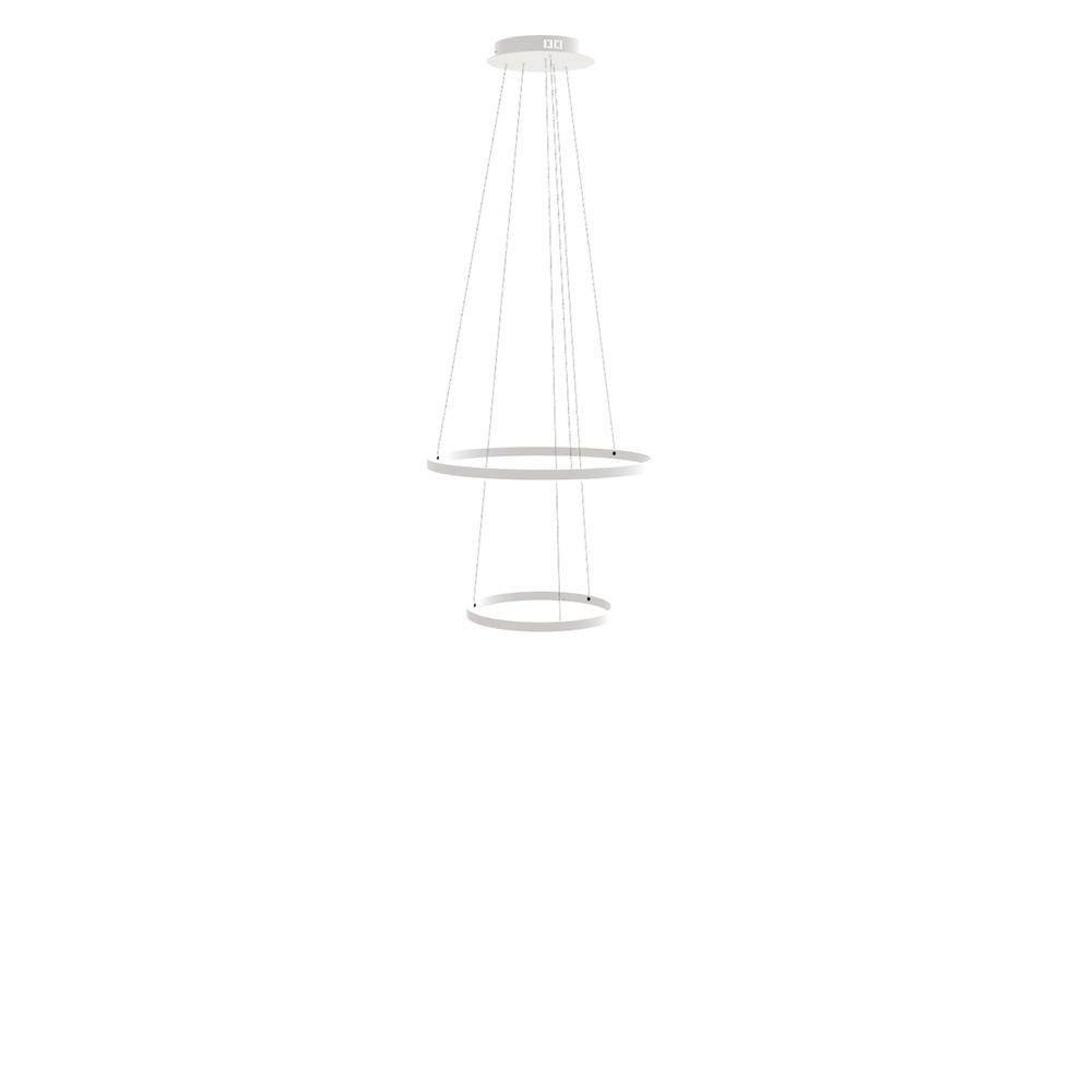 s.luce LED lampa wisząca pierścieniowa 2-światłowa centryczna
