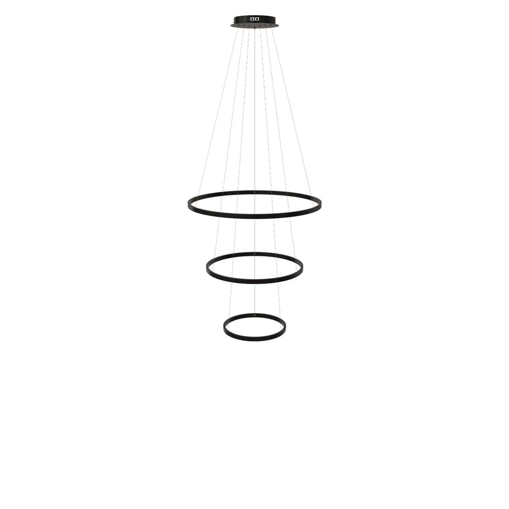 s.luce LED lampa wisząca pierścieniowa 3-światłowa centryczna